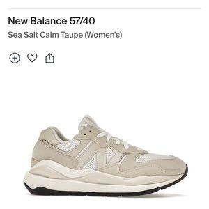 New Balance 57/40 - Size women’s 8.5
Sea Salt Calm Taupe (Women's)